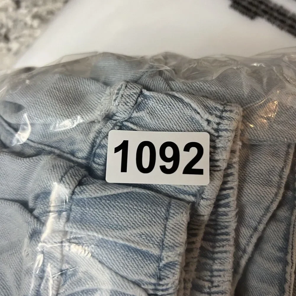 Y2K Hot‎ Topic Jogger Jeans Women 32x25 Curtain Rave Cyber Baggy HipHop Skate - Picture 11 of 11